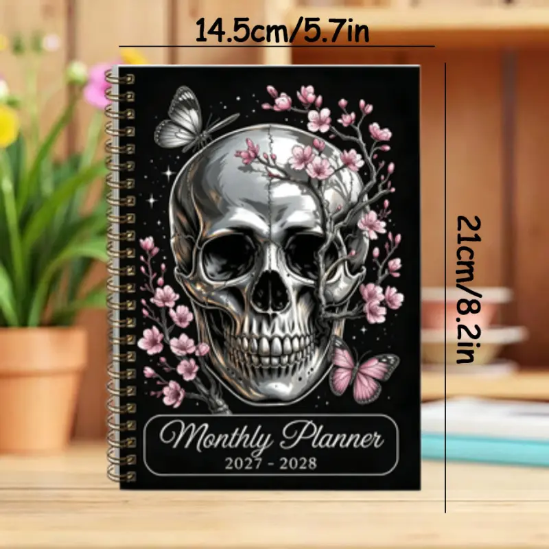 A Trendy Beauty Salon Appointment Book, Premium Coil-Bound Daily Schedule Notebook for Hairstylists and Beauty Professionals, Daily Client Management Planner