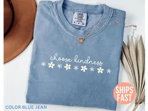 Comfort Colors Choose Kindness Shirt, Inspirational Shirt, Kindness Shirt, Motivational Shirt, Teacher Shirt, Positivity Shirt for Women