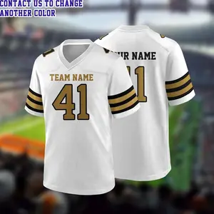 Custom New Orleans Football Jersey Personalized Uniform Team Name Number Logo Shirt clothes Men women and kids Game Day Outfit OSB