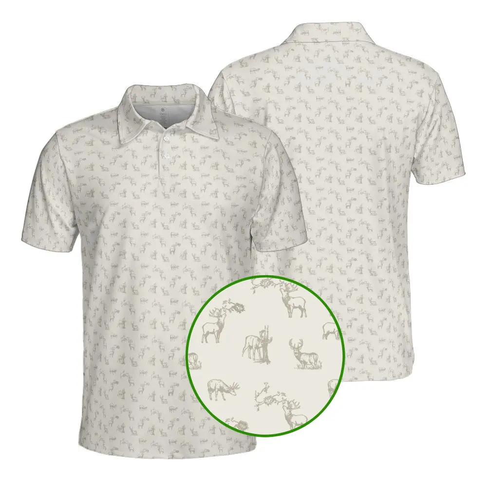 Get Bucked Men’s Golf Polo Shirt – Quick-Dry, Breathable Performance Fabric, Clean-Line Design, Athletic Comfort