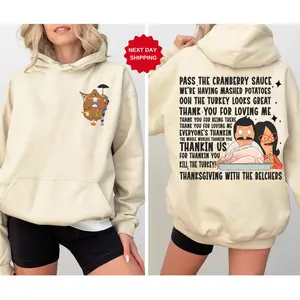 Bob's Burgers Thanksgiving Sweatshirt, Linda Belcher Song Sweater, Bob'S Burgers Family Shirt, Thanksgiving Song Hoodie
