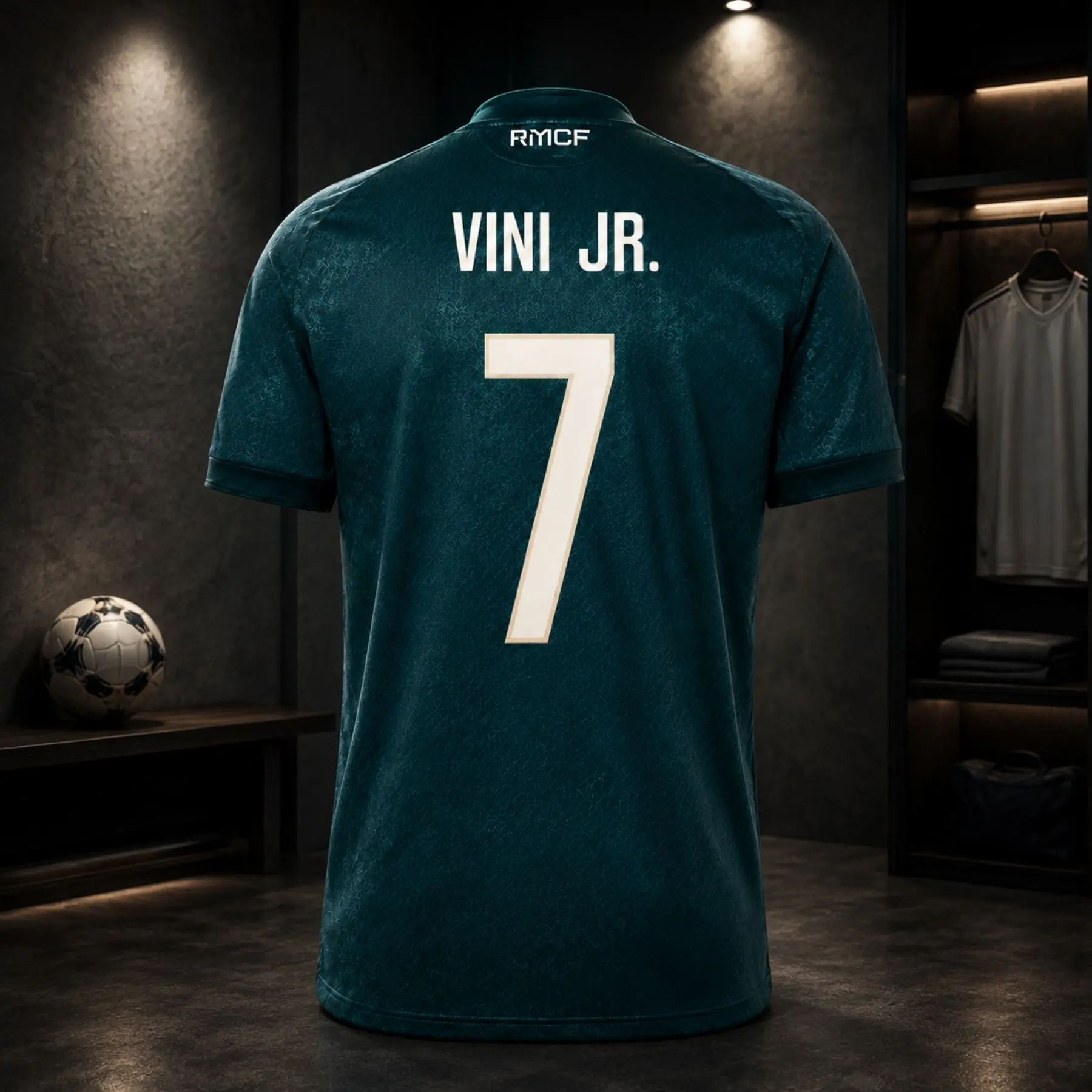 Unisex 26/27 Dark Green Soccer Jersey, La Liga Football Shirt, Lightweight Short Sleeve Game Day Fan Sportswear