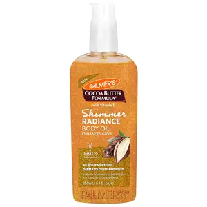 Palmer's Cocoa Butter Formula Shimmer Body Oil with Vitamin E, 5.1 Fl Oz, Radiance Body Oil for Glowing Skin, Enhances Dark Tones & Tans, Hydrating