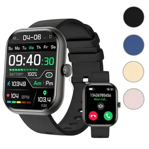 2" Smart Watch,Fitness Tracker, Health Fitness Smartwatch, Smart Watches for Men and Women with Message Call Function, Bluetooth Calling, Fitness Watch with Heart Rate/Sleep Monitor, Sport Mode, IP67  Waterproof Smartwatch for Android/iOS