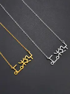 1pc Amazigh Necklaces for Women Girls North Africa Berbers Jewelry Stainless Steel