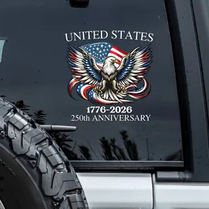United States 1776-2026 250th Anniversary Patriotic Car Window Decal Sticker