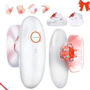 Wireless 3-in-1 EMS Sculpting Massager, Microcurrent Cupping & Vibration Beauty Device for Facial & Body Skin Firming, Portable At-Home Skincare Tool