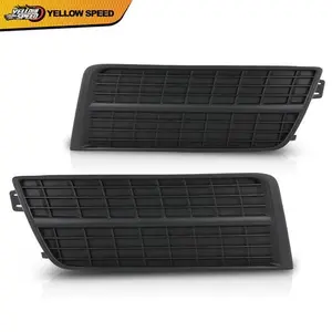 Fog Light Lamp Black Hole Cover LH RH Kit Pair Fit For Cadillac SRX SUV Truck