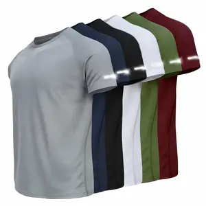 Men's Moisture-Wicking Soccer T-Shirt 6-Pack – Quick-Drying, High-Performance Athletic Tops for Running & Fitness (Solid Colors) street wear Quick-Dry Crew Tees outfit oversized tiktokshopspringglowup