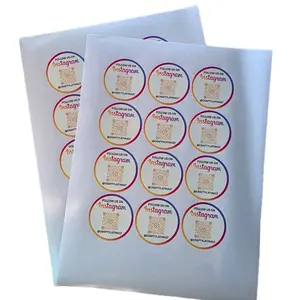 Your business logo Vinyl Stickers easy to use! Size: 2 inch $26 for 100ct