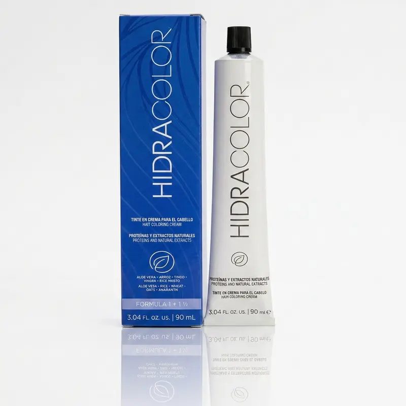 Professional Permanent Hair Color - Salon-Grade Natural Extracts (Rice, Wheat, Amaranth) Formula, Full Gray Coverage, Vibrant Hue, Long-Lasting, Conditioning, Anti-Aging, Smooth Shiny Finish, Suitable for Fine & All Hair Types, Salon/Home Use