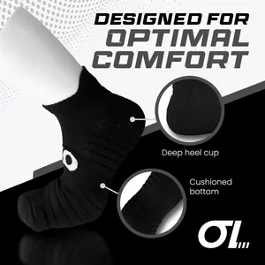 Performance Ankle Sock – 3 Pack (Black)