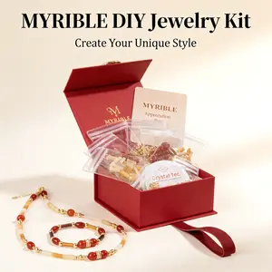 Appreciation Box Jewelry Kit for Adults – DIY Beads with Charms for Jewelry Making | Heartfelt Handmade Gift for Friendship Bracelets & Necklaces