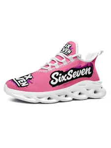 Trendy Athletic Women's SixSeven Breathable Athletic Shoes, Stylish Lightweight Casual Footwear, Fashionable Sneakers, Versatile Women's Sneakers for Seasons and Gym-Themed Activities