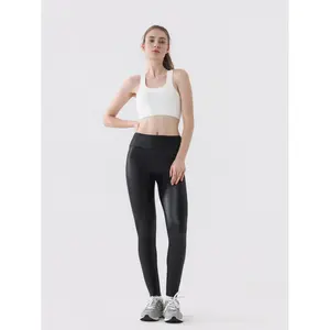 Matte Faux Leather High-Waisted Tummy Control Pants for Women | Buttery Soft Stretchy Skinny Fit | High-Elastic Fabric | Slim Fit | Elegant Matte Texture | Streetwear & Light Sports | Basic Black Trouser Womenswear Minimalist