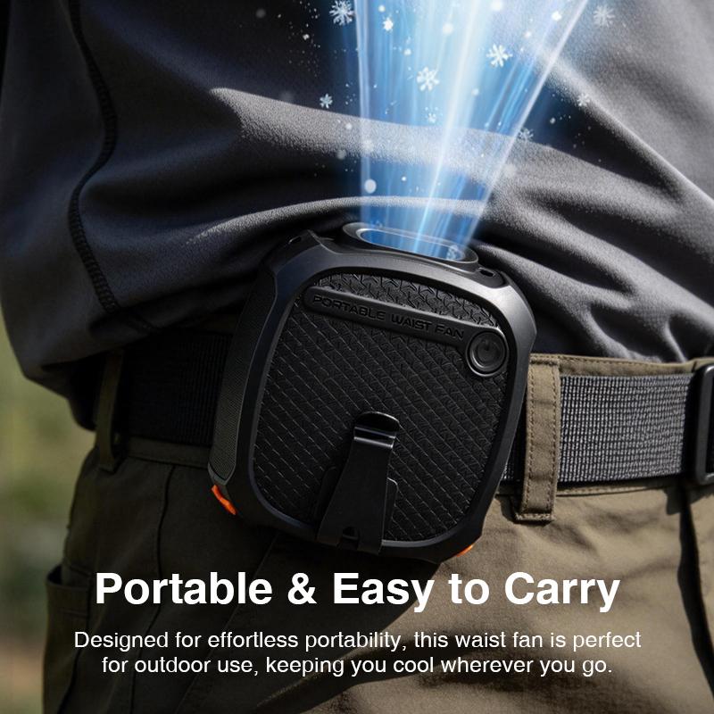 waist cooling fanwaist cooling fan - 5400mAh Phone Power Bank & 18H Max Runtime, 5-Speed Control, Built-in LED & SOS Flashing Light. Ideal for Jobsite Workers, Camping, Fishing, Sports, Hiking & Travel.,back to school,back to school haul