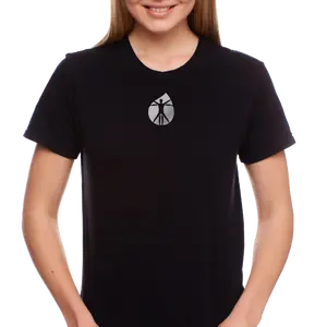 TLC Metallic Logo Black Unisex T-Shirt