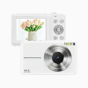 DC403 Digital Camera Auto Focus FHD 1080P with 16X Digital Zoom, 44MP Photos, 2.5 inch IPS Screen, Face Detect, Smile Capture, Cordless, 32GB Micro SD Memory Card, Portable Small Camera for Christmas Birthday Gift Picture, Gift for Easter