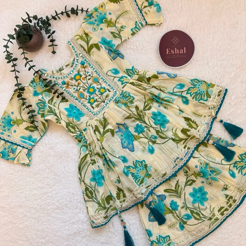 Girls Breathable Cotton 2pc Shalwar