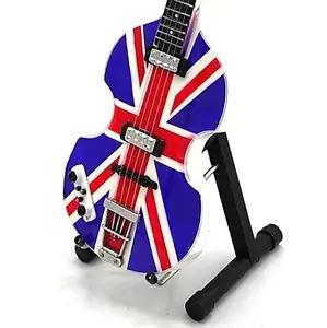 Miniature BEATLES Mccartney UK Violin Bass Guitar with Free Display Stand Collectible GIFT