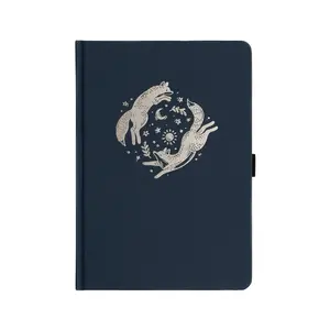 A5 Dot Grid Journal: Forest Foxes