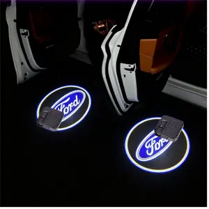 LED Car Door Welcome Projector Lights for Ford Wireless Ghost Shadow Lamp