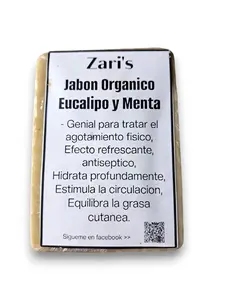 Zari's Organic Eucalyptus and mint Body Soap Zari's Organic Eucalyptus and mint Body Soap