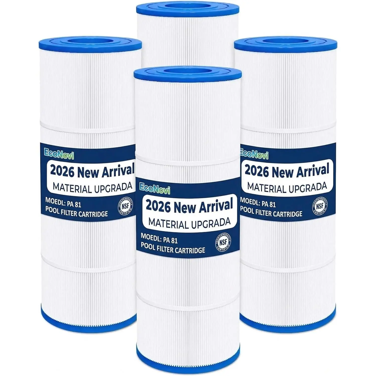 C3030 Pool Filters Cartridge Compatible with Hayward SwimClear C3030, C3025, C3020, Replaces Hayward CX580XRE, Pleatco PA81, Unicel C-7483, 4×81 sq. ft, 4-Pack, Pool Cleaning Equipment, Pool Accessory