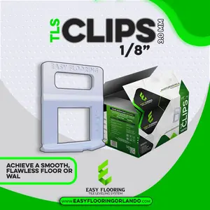 TLS CLIPS 1/8" - 3.0 mm - Tile Leveling System - Easy Flooring Orlando
