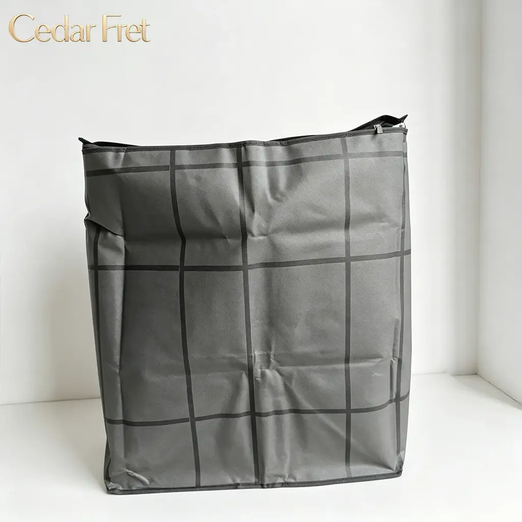 Large-Capacity Clothes Organizational Zipper Storage Bag, 1 Count Foldable Clothes Storage Organizer, Multipurpose Storage Bag for Bedroom, Dormitory & Home