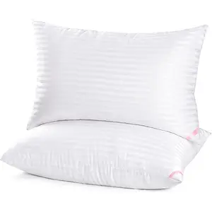 Hotel Collection Bed Pillows for Sleeping 2 Pack  Size,Pillows for Side and  Sleepers,Super Soft Down Alternative Microfiber Filled Pillows,20 x 30 Inches