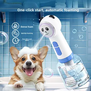 Cute Panda Automatic Pet Bath Foam Maker |   Dog Cat Shower Bubble Generator for Grooming [PRE-ORDER] Ships in 30 Days