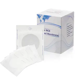 MCE Gridded Membrane Filter Sterile 47mm Diameter 0.45um Pore Size Individual Pack Hydrophilic Filter Paper Pack of 200