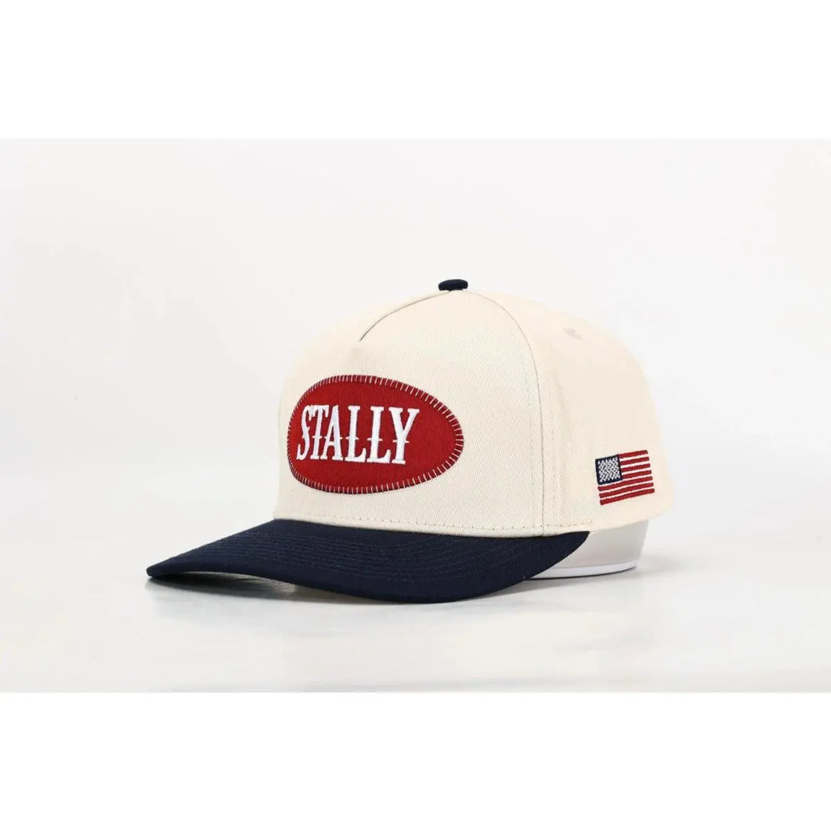 Stally All American Western Snapback Hat | Off White USA Cap for Men and Women