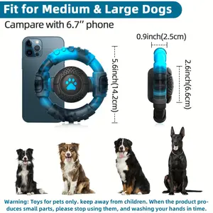 Pet Dog Chew Toy, Nylon Chewing and Teething Toy, Pet Supplies Steering Wheel