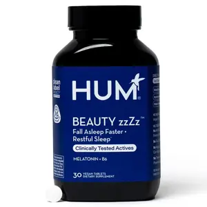 HUM Beauty zzZz Melatonin & B6 Supplement 30 Vegan Tablets for Optimal Sleep Quality and Alertness HUM Beauty zzZz Melatonin & B6 Supplement 30 Vegan Tablets for Optimal Sleep Quality and Alertness