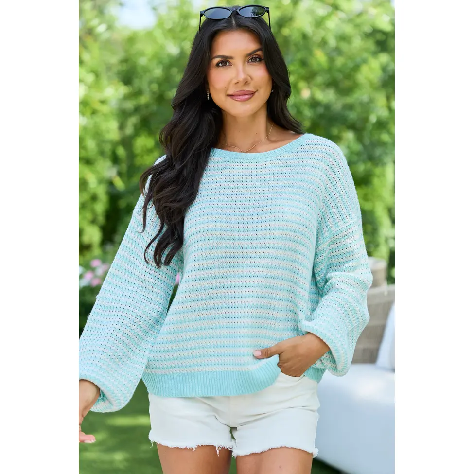 Lennon Light Mint Sweater