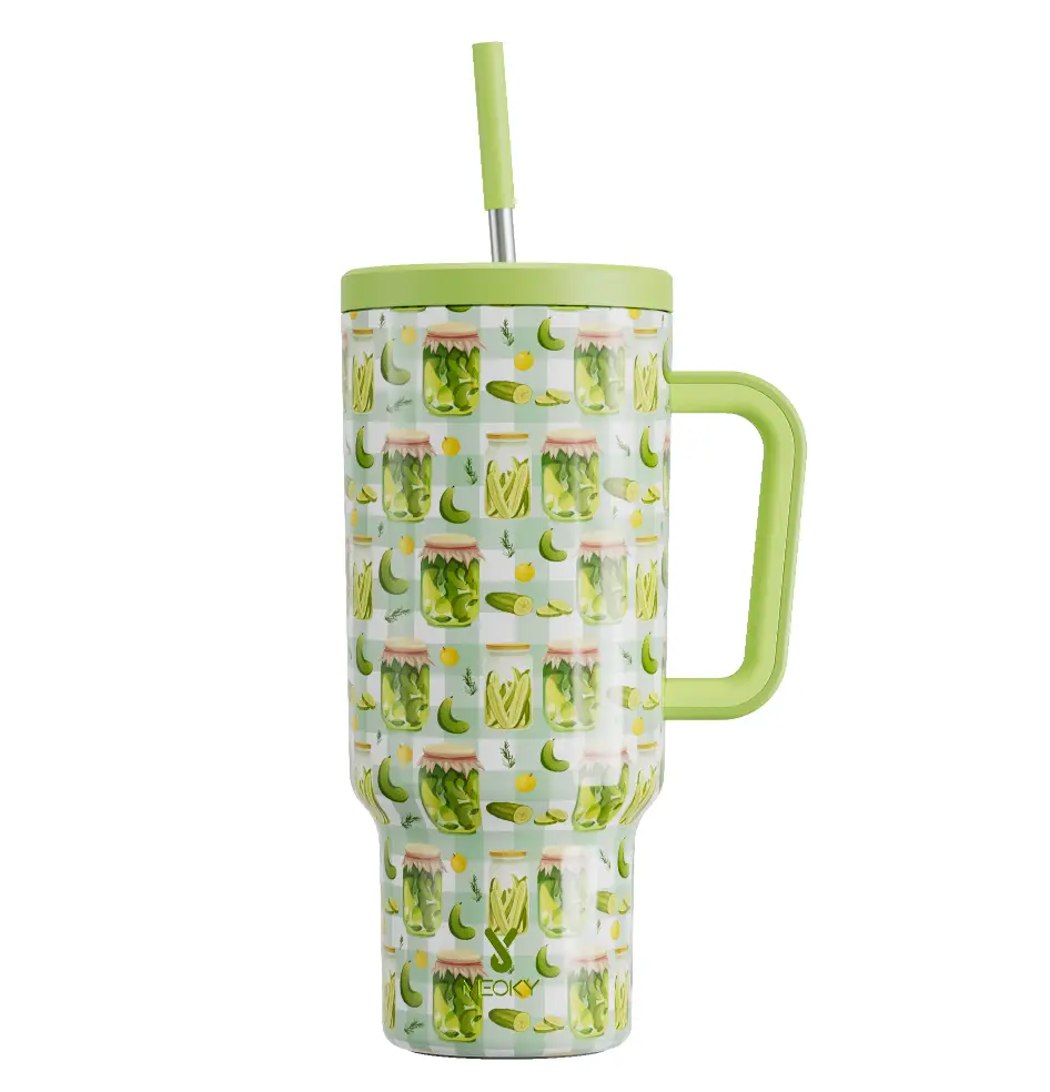 【itsasharee & MEOKY】Exclusive Series 40oz Stainless Steel Vacuum Insulated Water Bottle with Lid and Straw, Cold Water for 24 Hours, Hot Water for 8 H