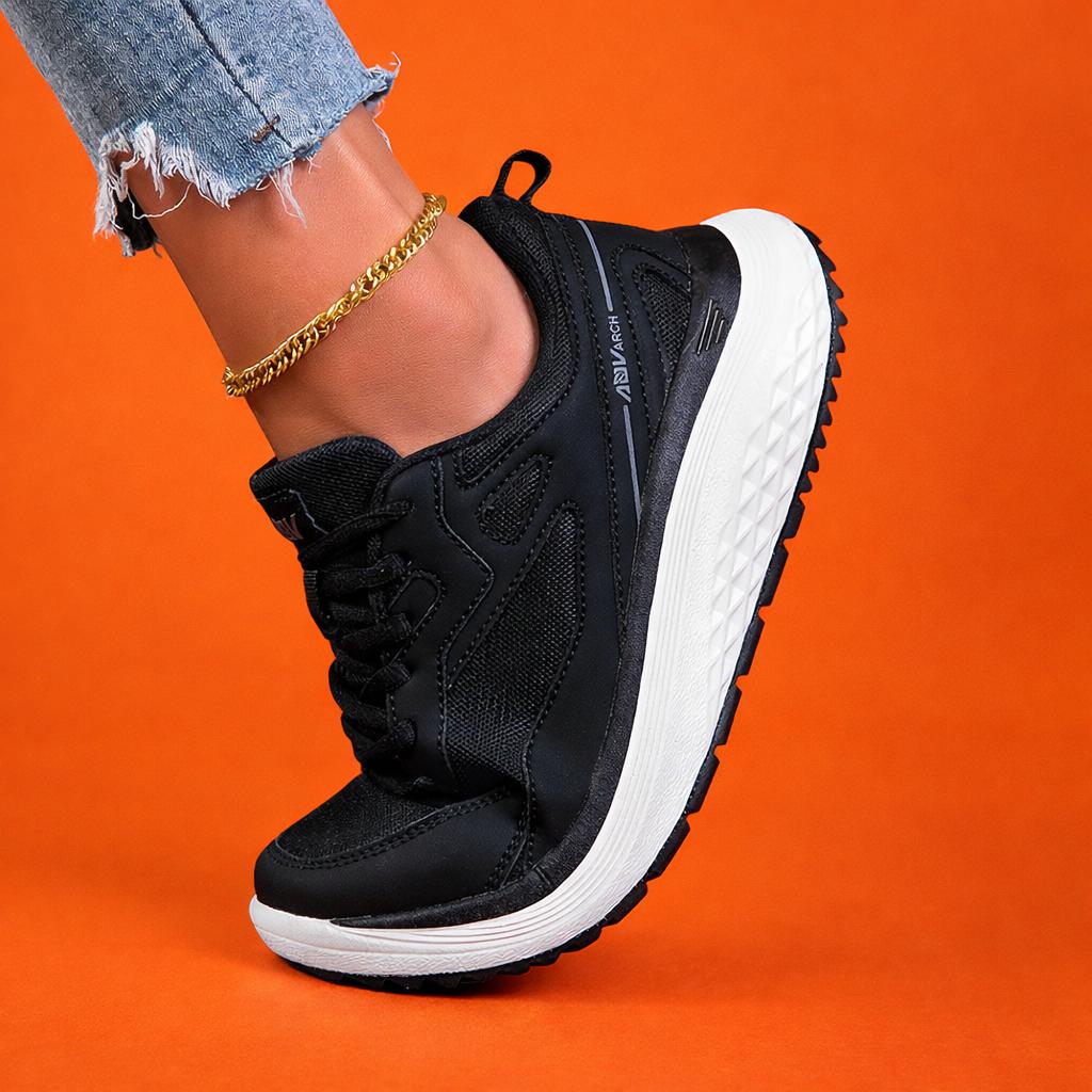 Womens 5 Wide Toes running shoes Large Size 7-11 Athletic Casual Shoes - Lightweight, breathable mesh sneaker with shock absorption, non-slip sole, lace-up closure for all seasons all-season travel footwear