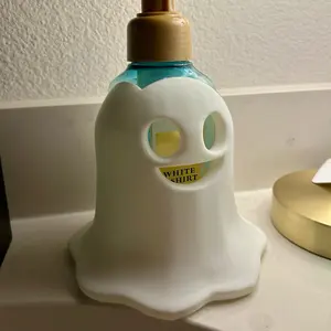 Ghost Soap Dispenser - White Shirt Brand Soap Bottle with Unique Ghost Design