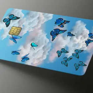 Shimmering Sky Butterfly Credit Card Skin