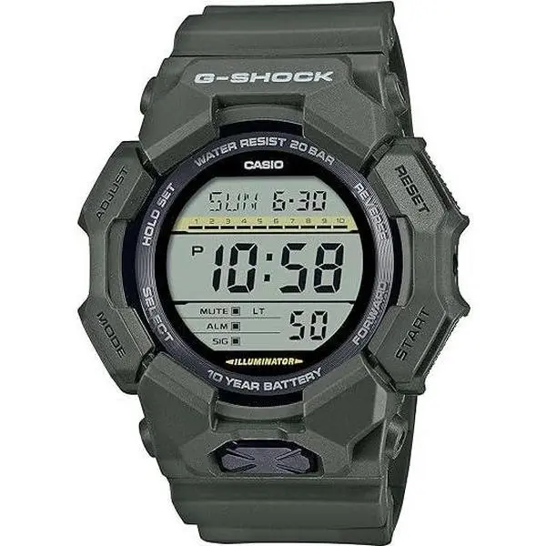 Casio G-Shock 10-Year Battery Carbon Core Guard Digital Mens Watch GD010-3