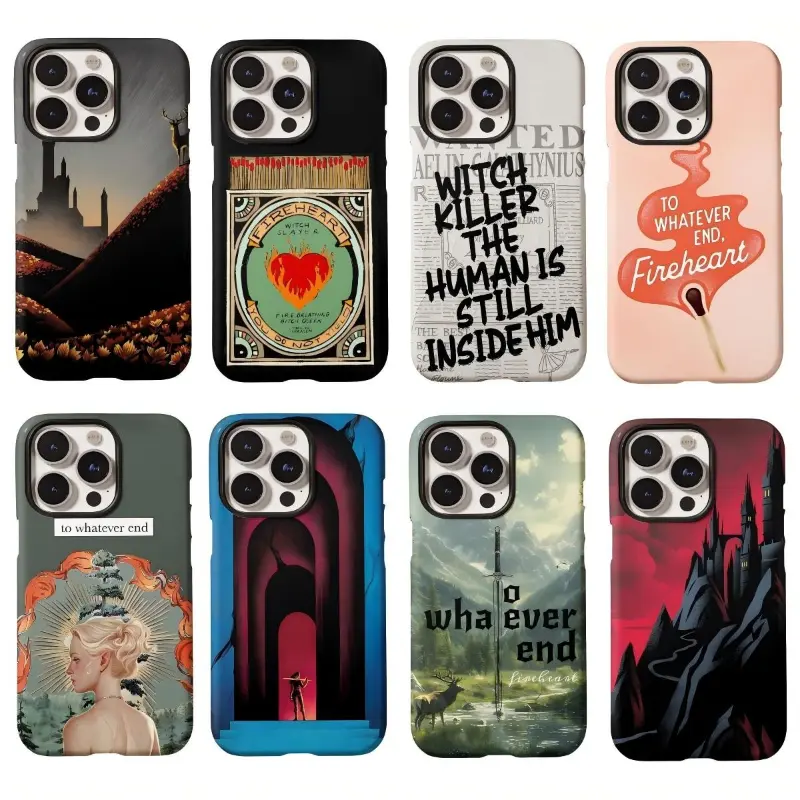 Hot Novel Throne of Glass Film Shell Painting Phone Cases For iPhone 17 Promax Pro Air 16 Plus 15 14 13 12 11 Shockproof Protective Unique Artistic Cover Gift For Birthday Christmas Halloween, Accessories, Iphone Series, Gift Buyers, Multiple Styles