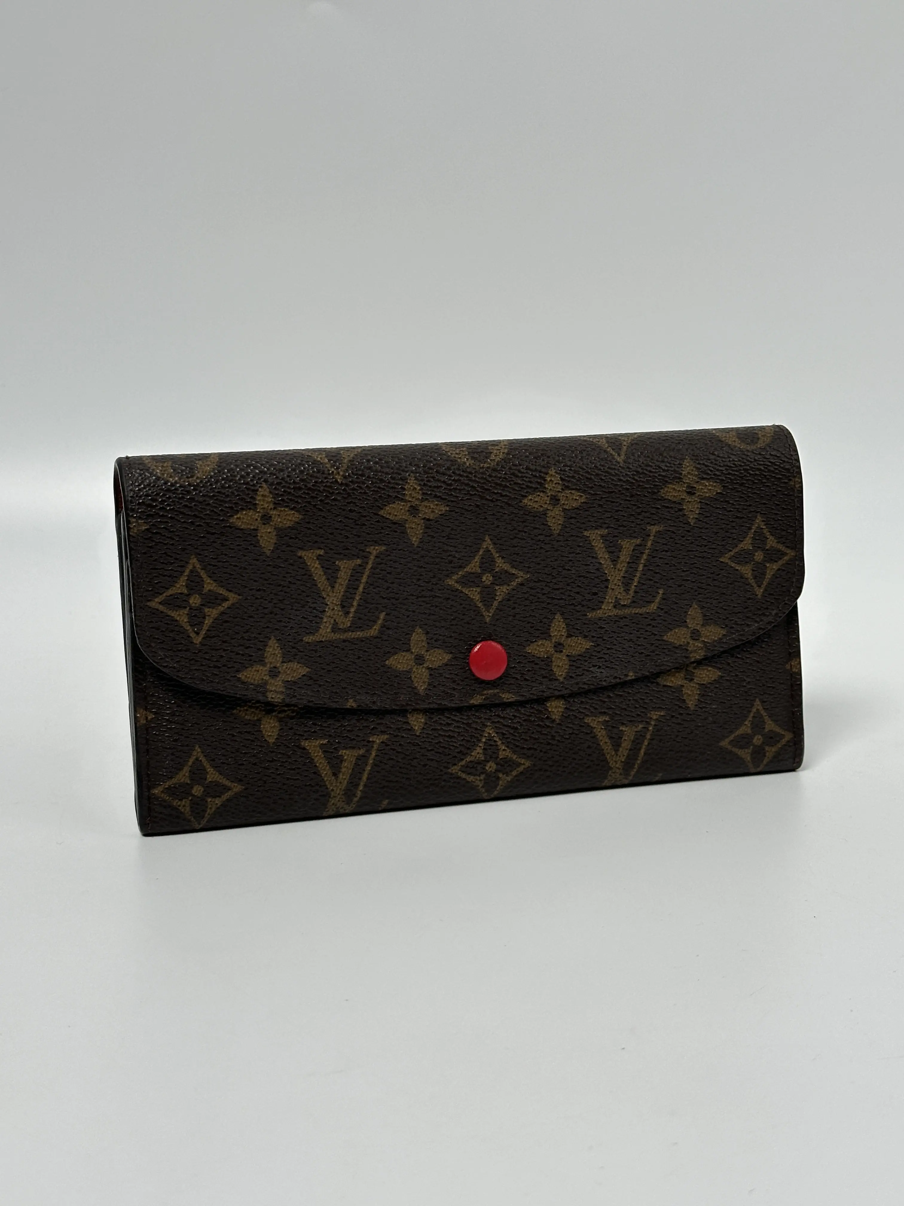 Pre-owned Louis Vuitton canvas Wallet Monogram Emilie JD604LV