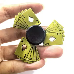 Vintage Bronze Color Fidget Spinner, Durable Metal Toy, Stress Relief for Office, Unique Creative Gift, Handheld Puzzle Game, Stress Relief Tool