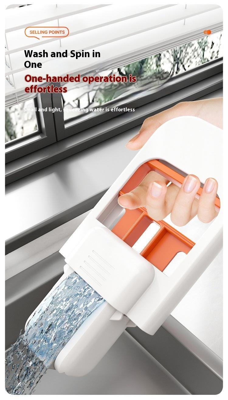 Handheld Mini Foldable Desktop Mop Small Cotton Mops Sponge Cleaning Tool For Bathroom Kitchen Desktop Glass Living Room Car