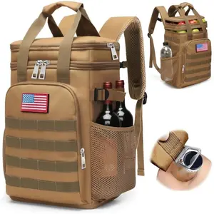 Tactical Backpack Cooler,Large Cooler Backpack Lunch Box for Men Adults Work with Handle,Insulated Soft Thermal Bag