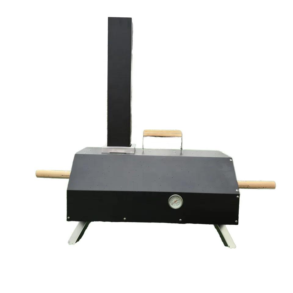 Modern Outdoor Portable BBQ Grill Pizza Oven Iron Pellet with Powder Coating for Camping and Gardening