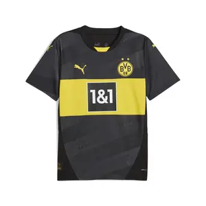 PUMA Mens Bvb Away Jersey Replica Casual - Black