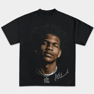 Anthony Edwards Icy Jumbo Bootleg Graphic T-Shirt, Vintage Basketball Streetwear Tee for Men and Women, Bold Oversized Player Art Print, 100% Cotton Unisex Crewneck Short Sleeve, Retro Sports Fashion Top, Hype Street Style Outfit I8F WOH 4J0